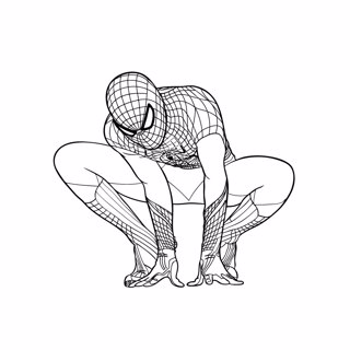 Spiderman coloring page 5