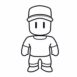 Stumble Guys: Blank Canvas Character - Design Your Own!