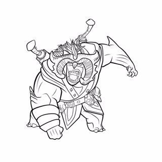 Troll Hunters coloring page 1