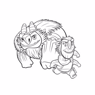 Troll Hunters coloring page 5
